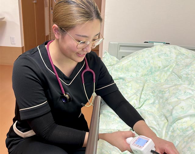 看護と医療の連携を行うスタッフ